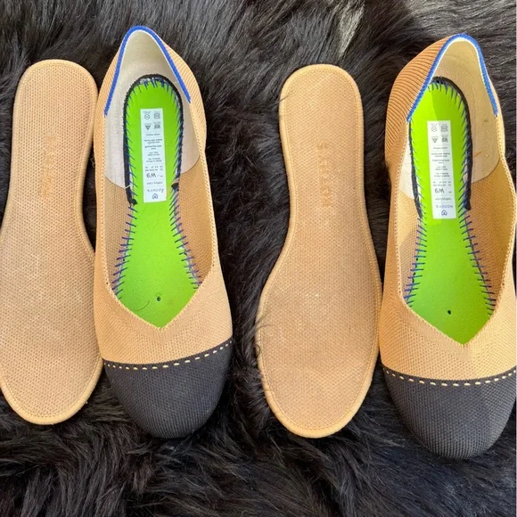 Rothy’s Color Block Rounded Toe Flats - Picture 12 of 13